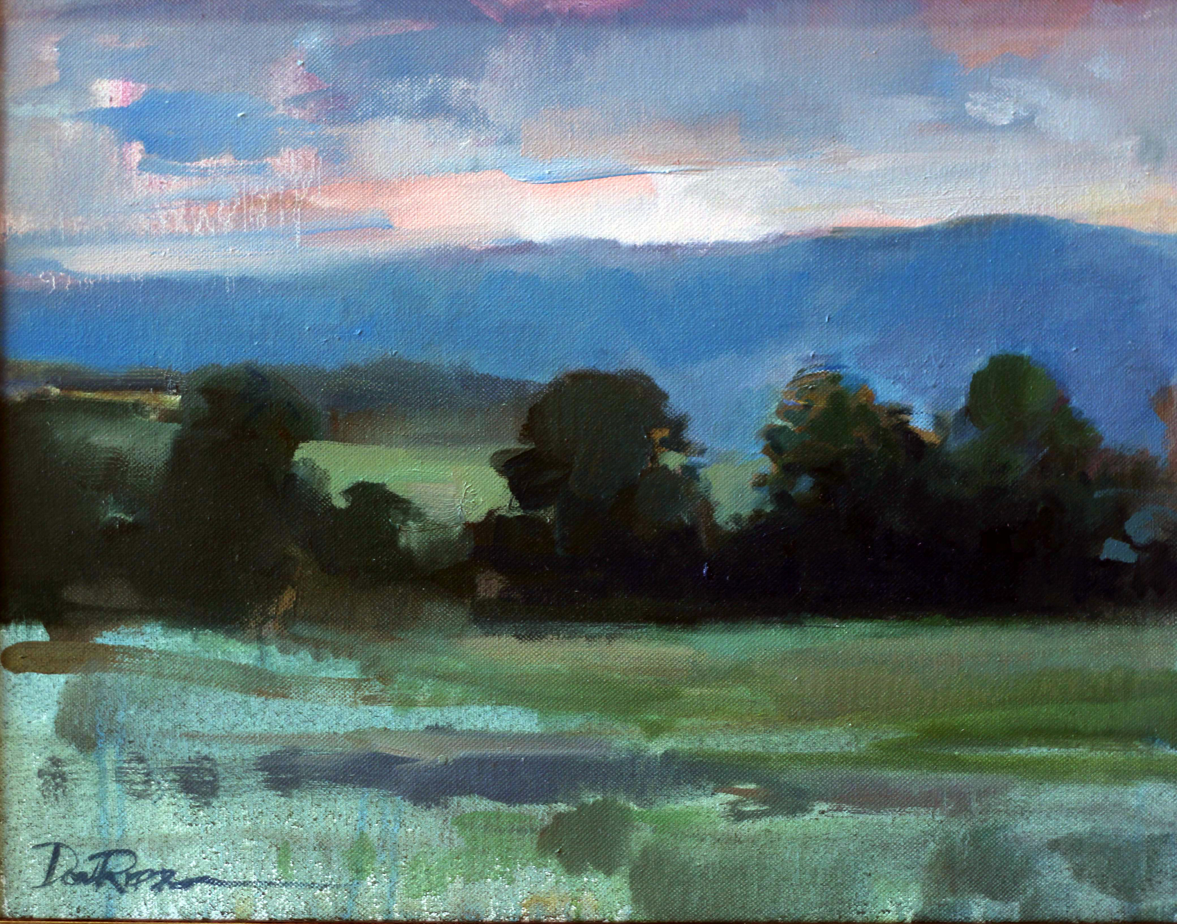 shenandoah river state park #1   oil on canvas 14" x 18"