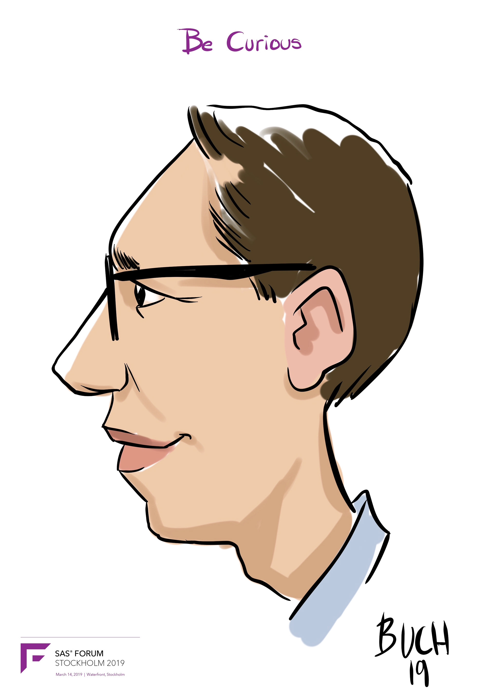 Karikaturtegner til firmaevent