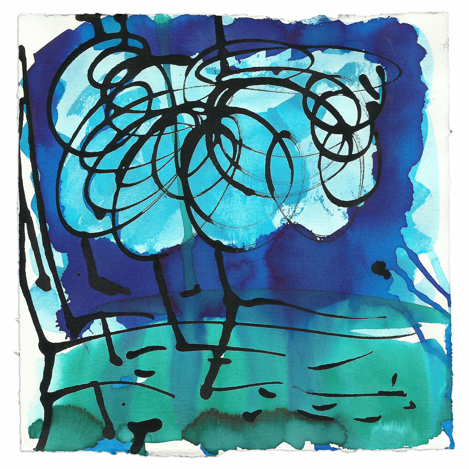 Nubes. (19 x 19) 2015.