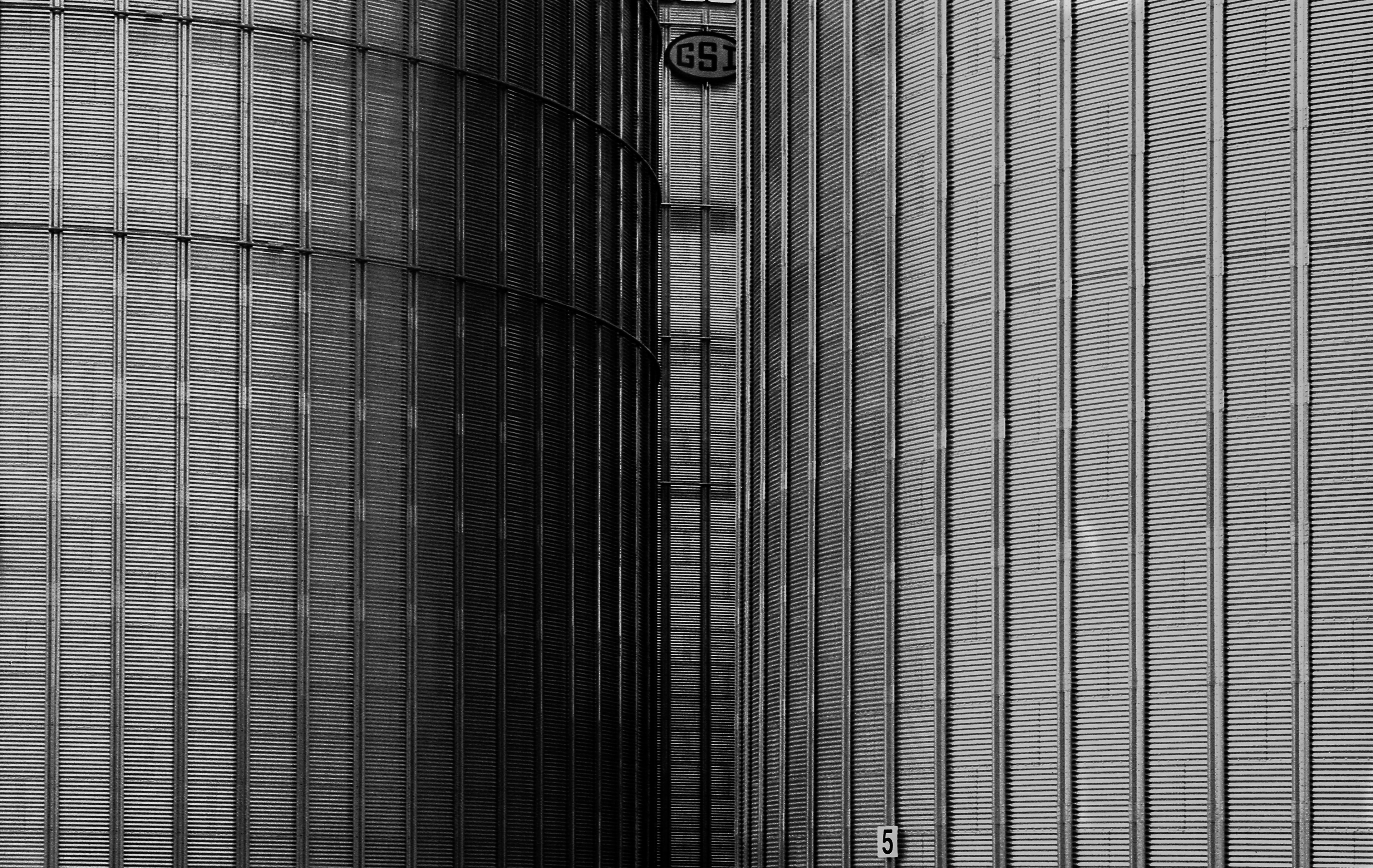 Brinston Grain Elevator no.6 - 135 filmSteel & iron walls close in on us all . There is something magnetic & alluring to this print. I am drawn to the textures & shadows.