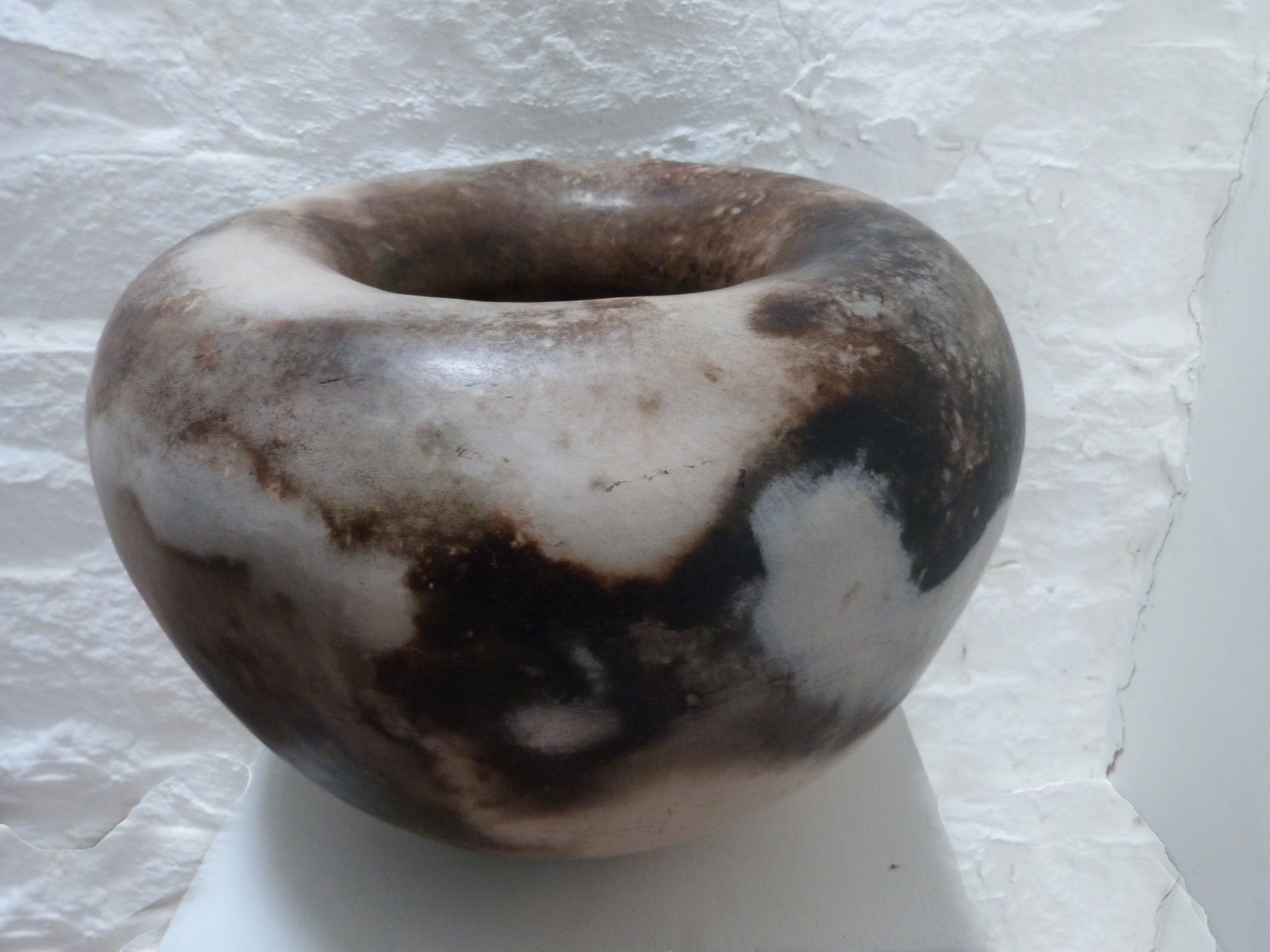 Smoke fired pot 25 cm