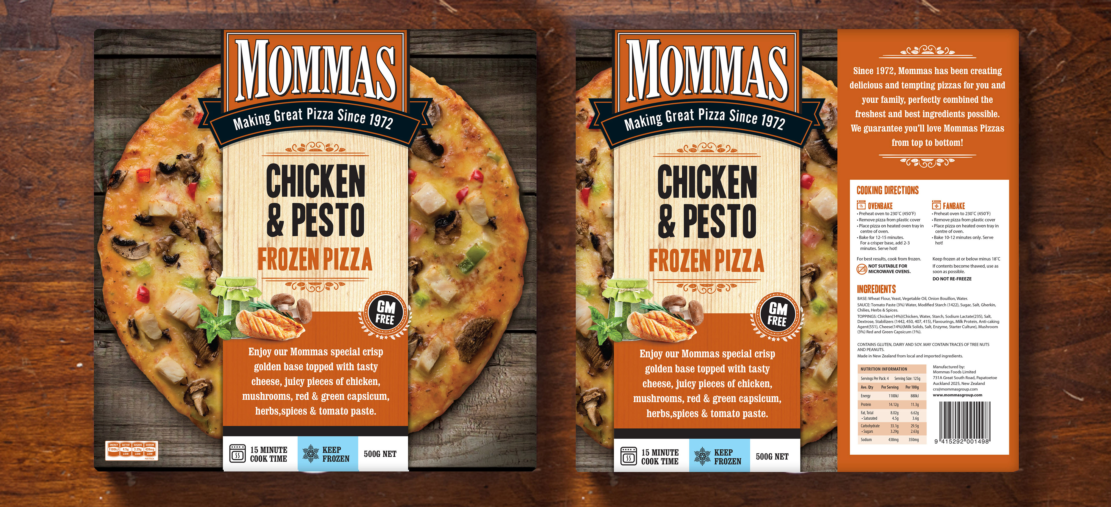 Mama Fresco's Pizza Saver Bags