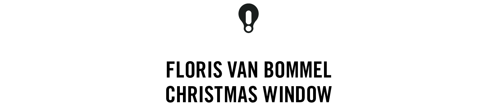 Frank Agterberg a Floris Van Bommel X Mas Window