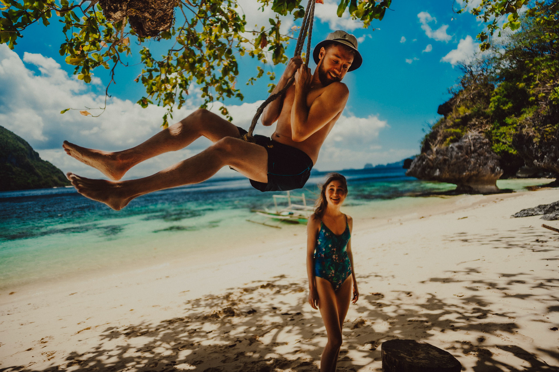 An adventure island hopping session in Pasadigan Cove, El Nido, Palawan, Philippines, Southeast Asia, February 2019, Sony A7III.