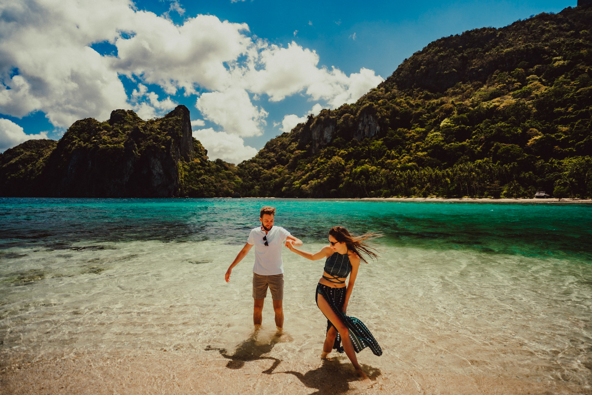 Island hopping tour with the couple in Bukal Island in El Nido, Palawan, Philippines, Southeast Asia, February 2019, Sony A7III.