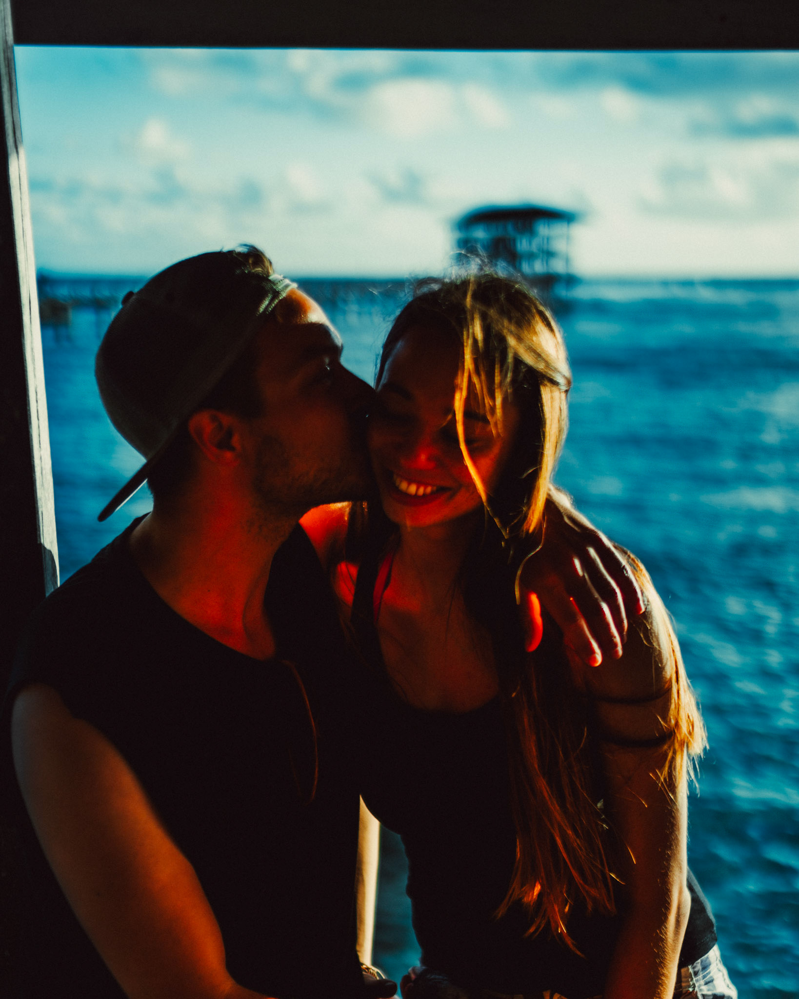 Intimate couple portraits, Cloud 9, Siargao Island, Philippines, Southeast Asia, March 2019, Sony A7III.