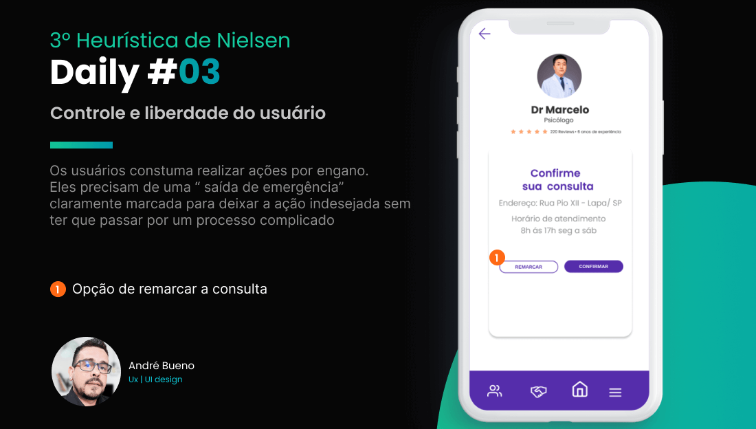 3º Heurística de Nielsen
