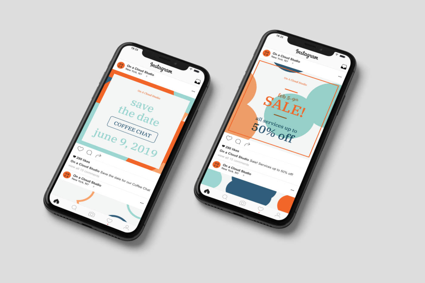 in social media banners
