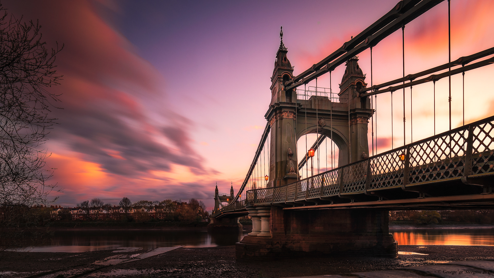 Hammersmith Bridge, London UK