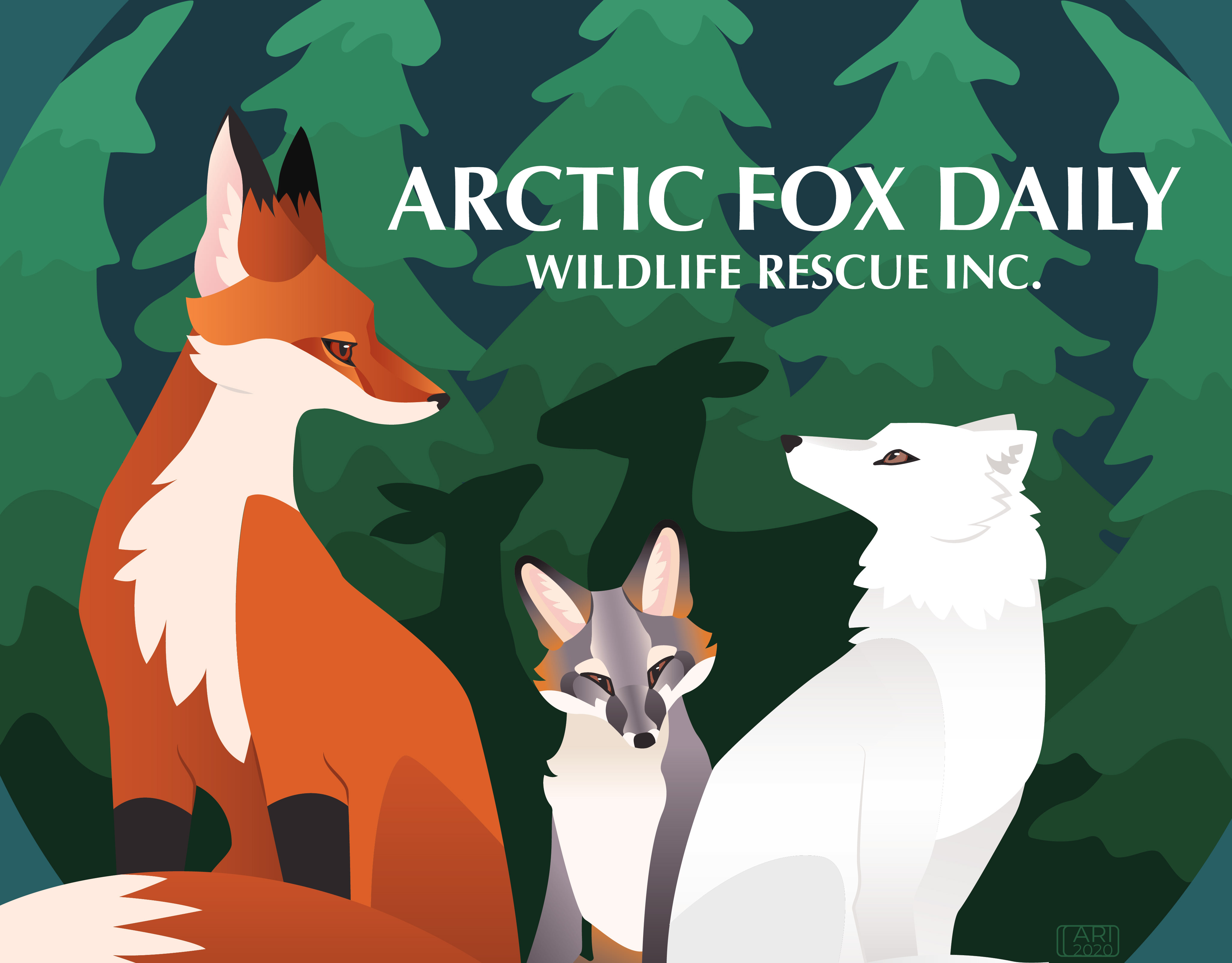 Arianna Palmer - Arctic Fox Daily Logo