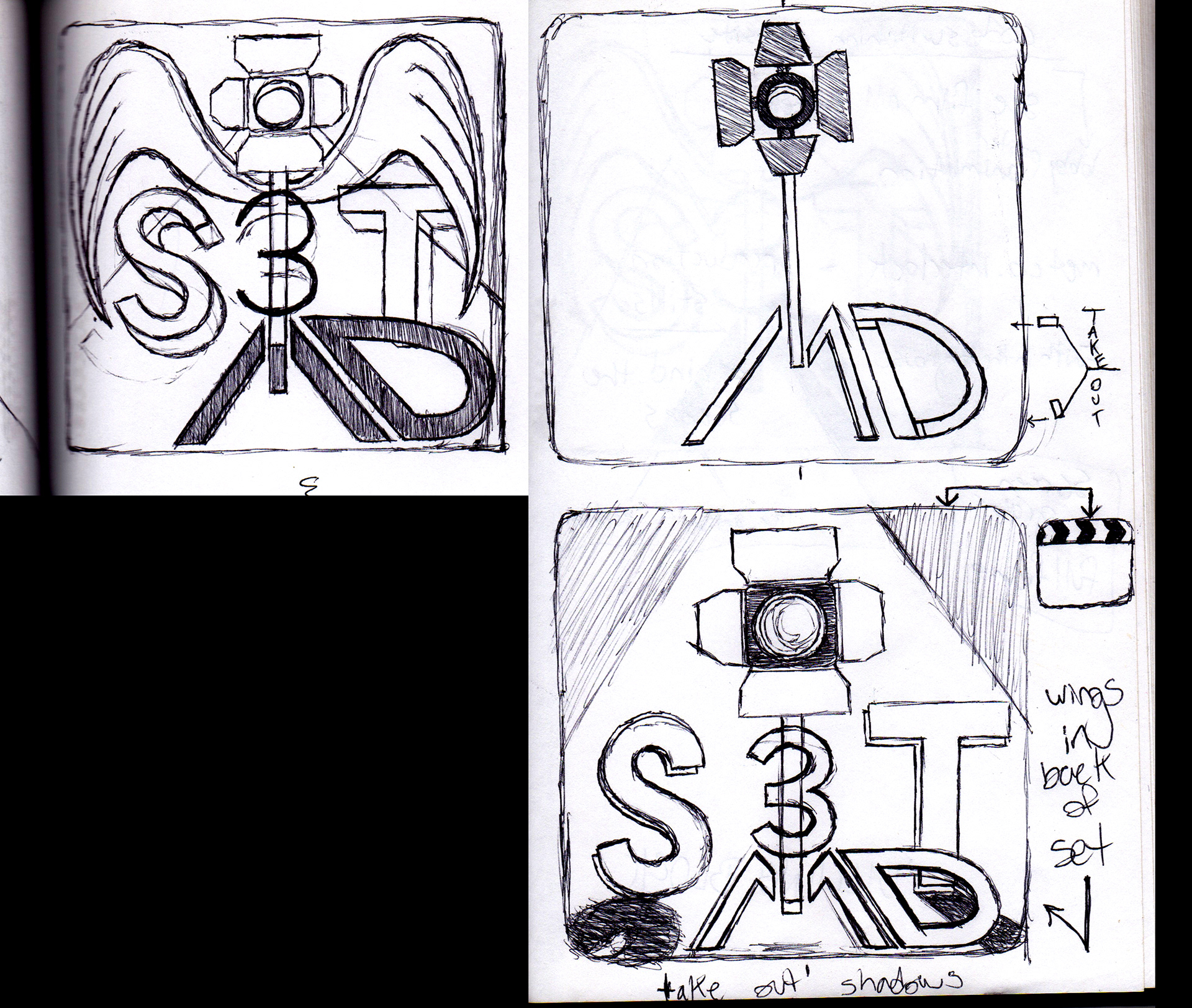 Set MD logo/graphics sketches