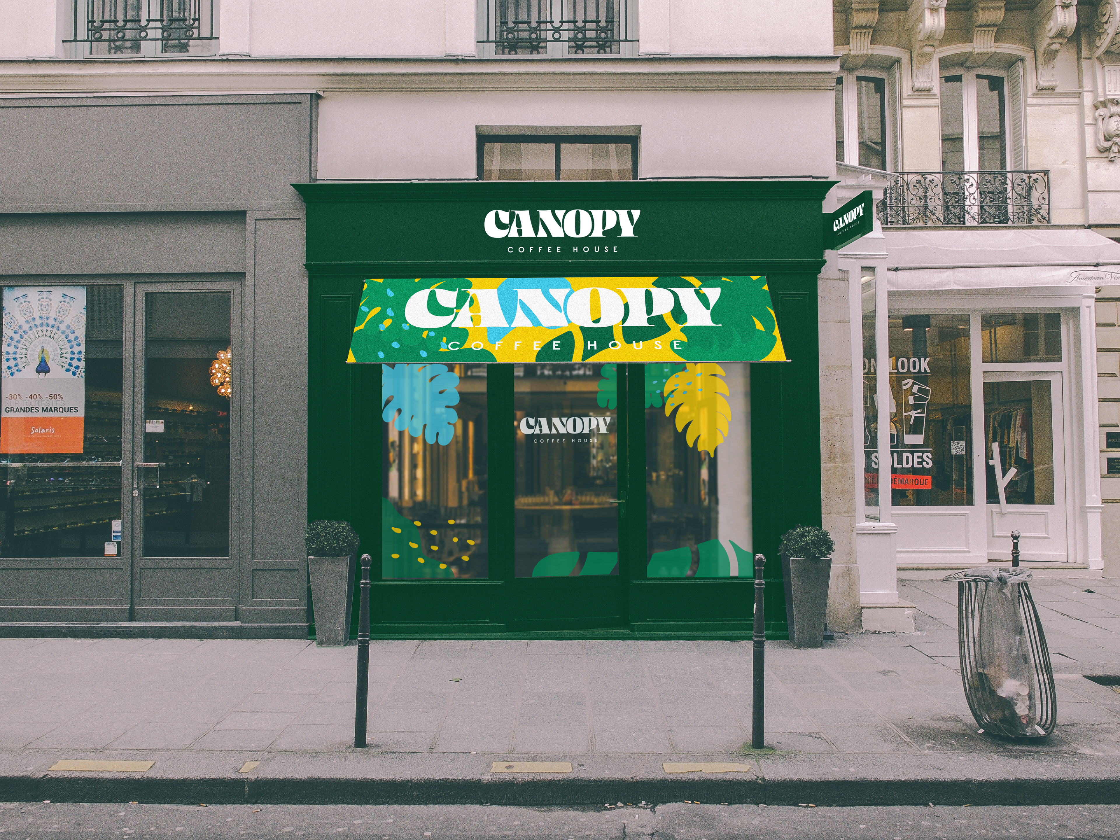 Storefront mockup of my high street store concept