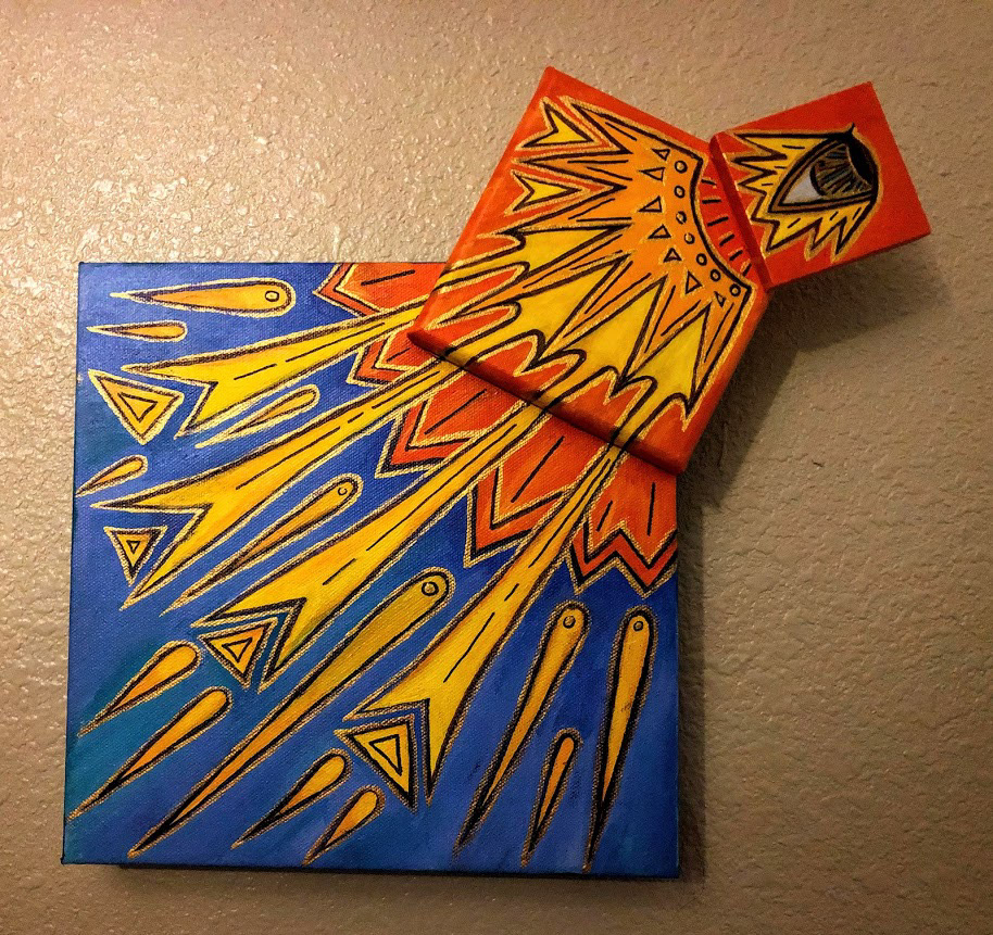 The Speed of Sight (14" x 13")