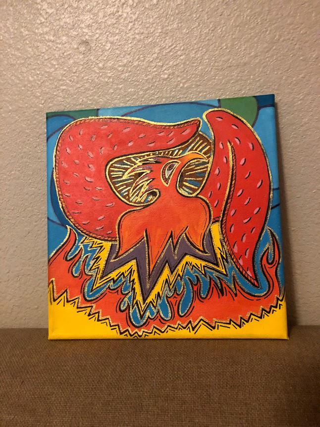Phoenix Victory (10" x 10")