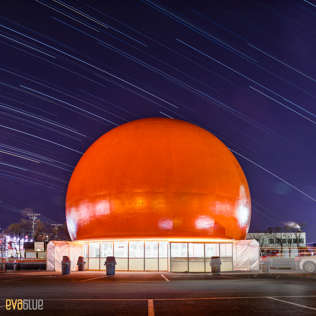 Star Trails over the Orange Julep
