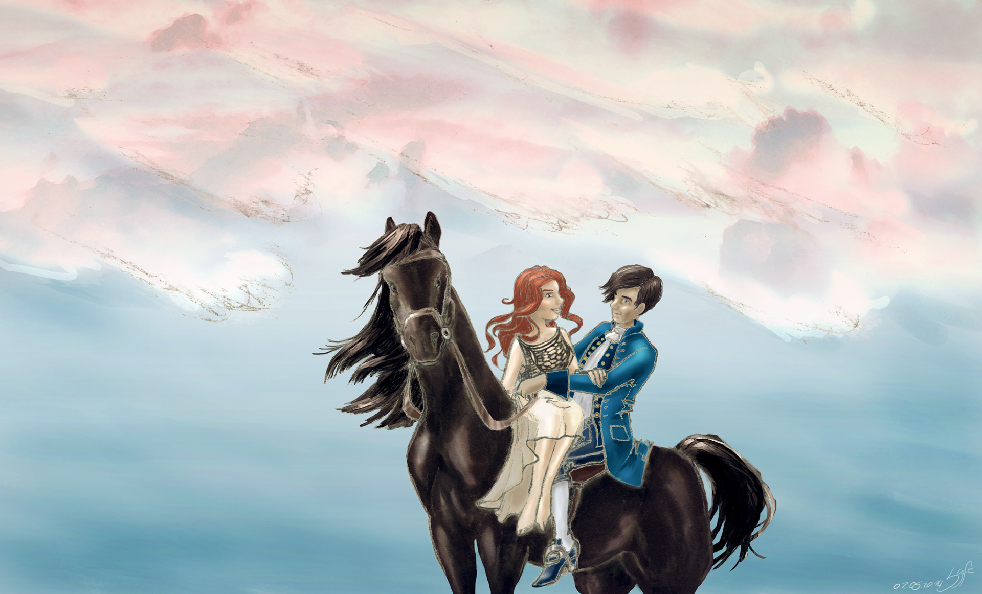 "Auf der Wiese" (2014) Illustration: Vivien L. Frischkemuth