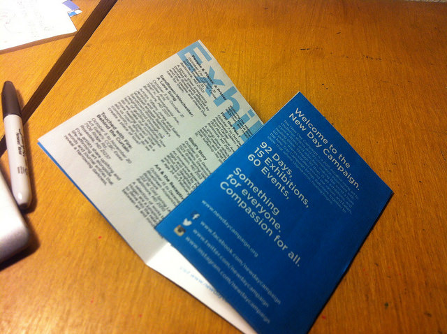 Event Brochure (Inner panel)