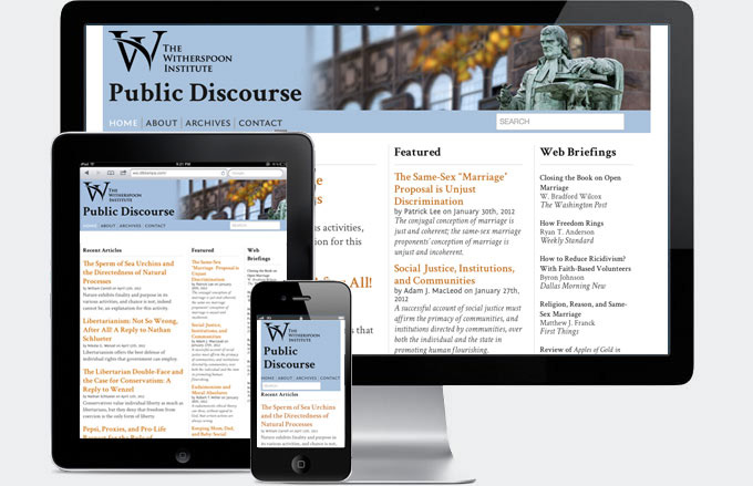 Witherspoon Institute's Public Discourse
