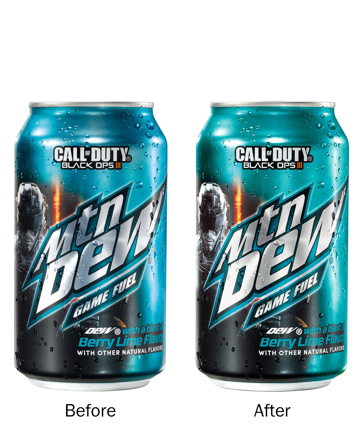 Mtn dew black label caffeine