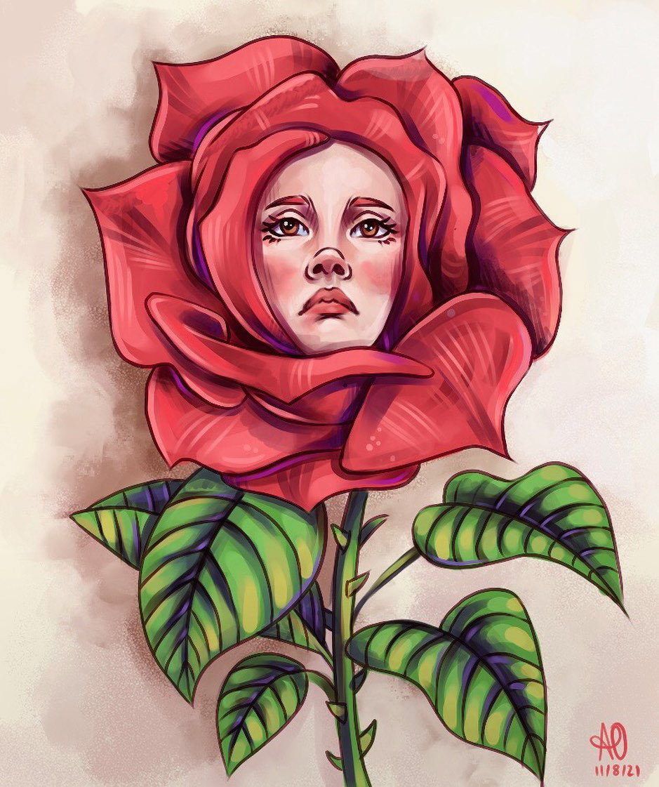 Flower Lady by Anisa Ozalp