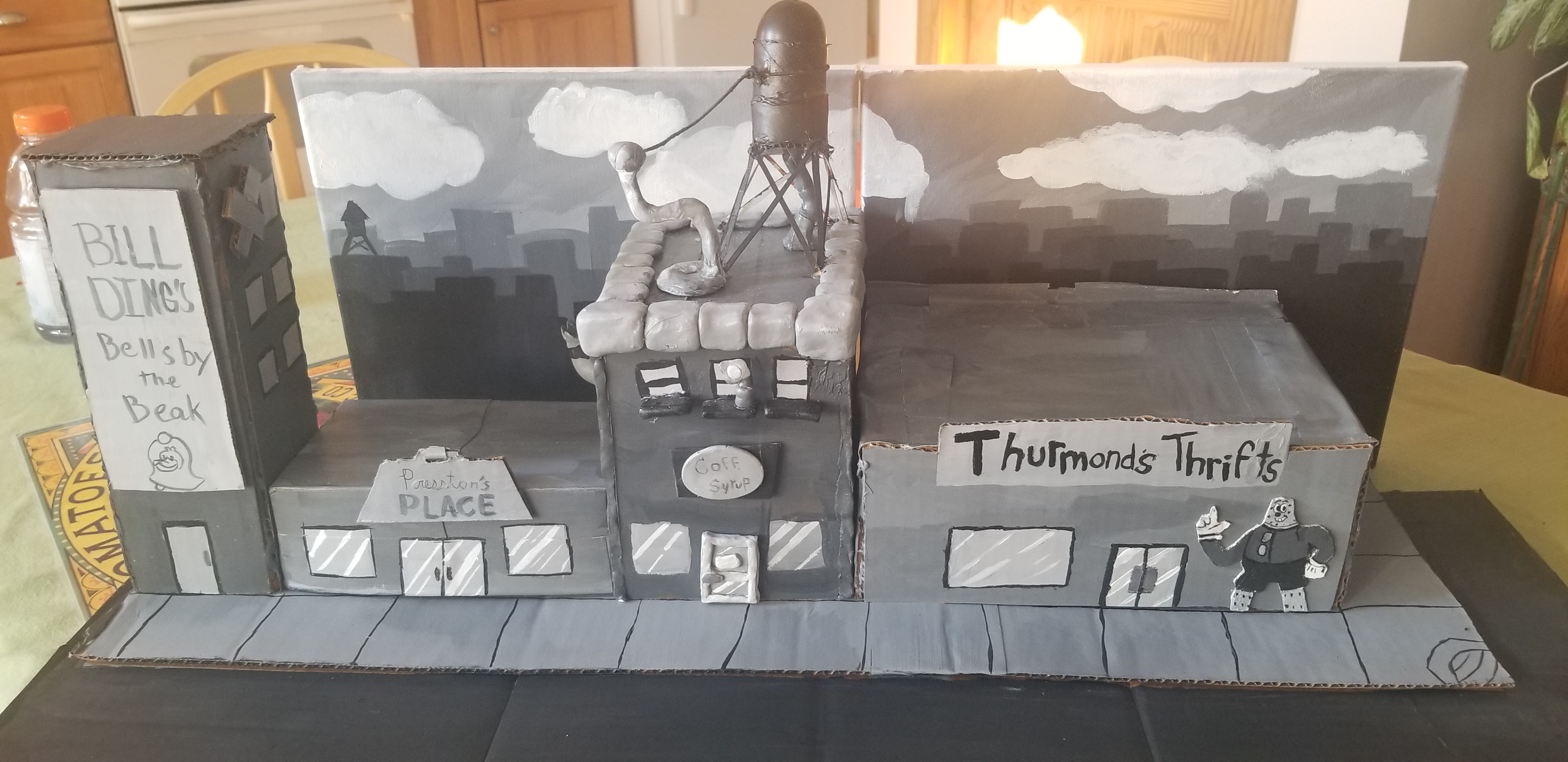 One final head-on shot for my thesis film's physical set.