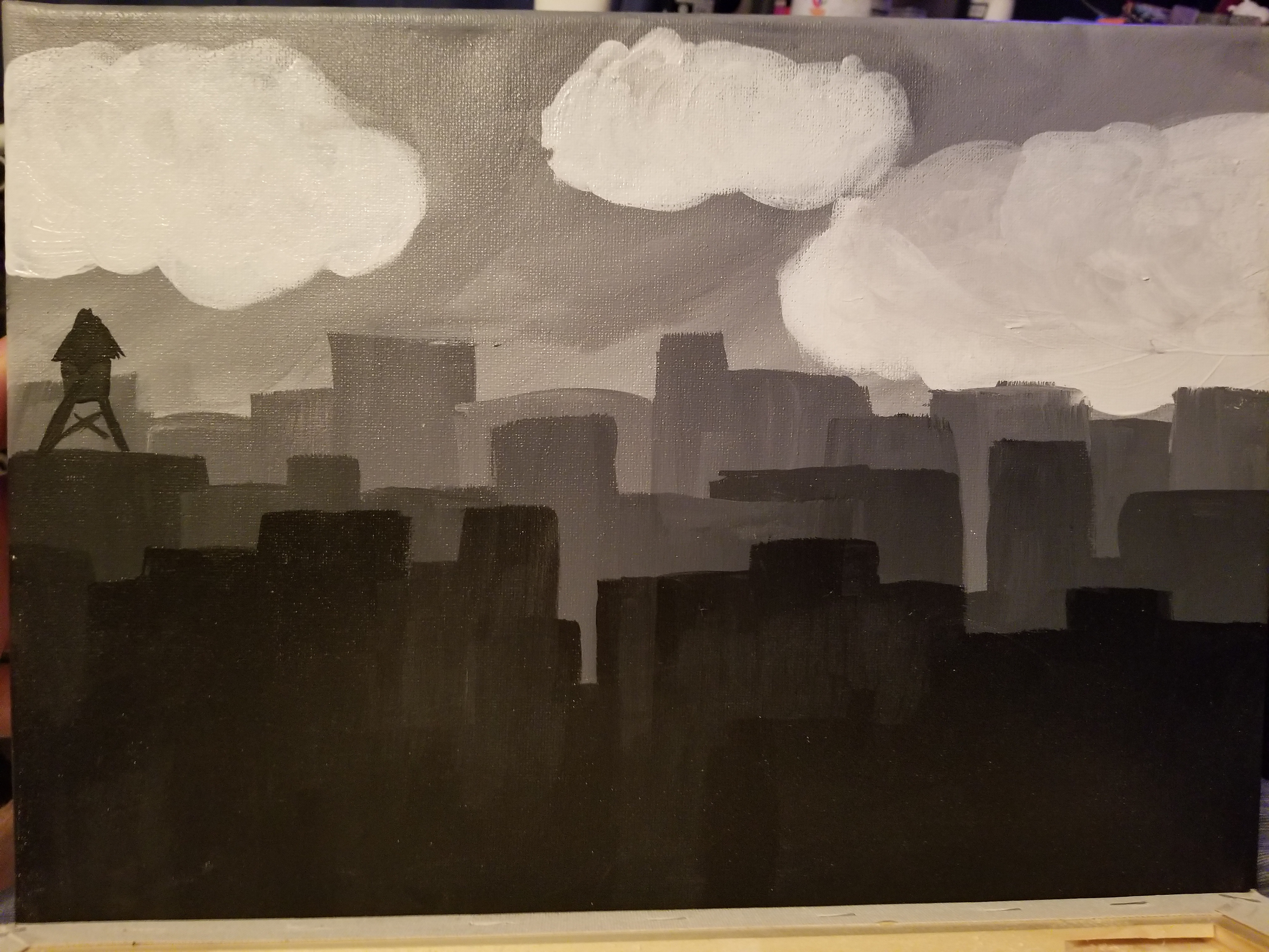 A city background