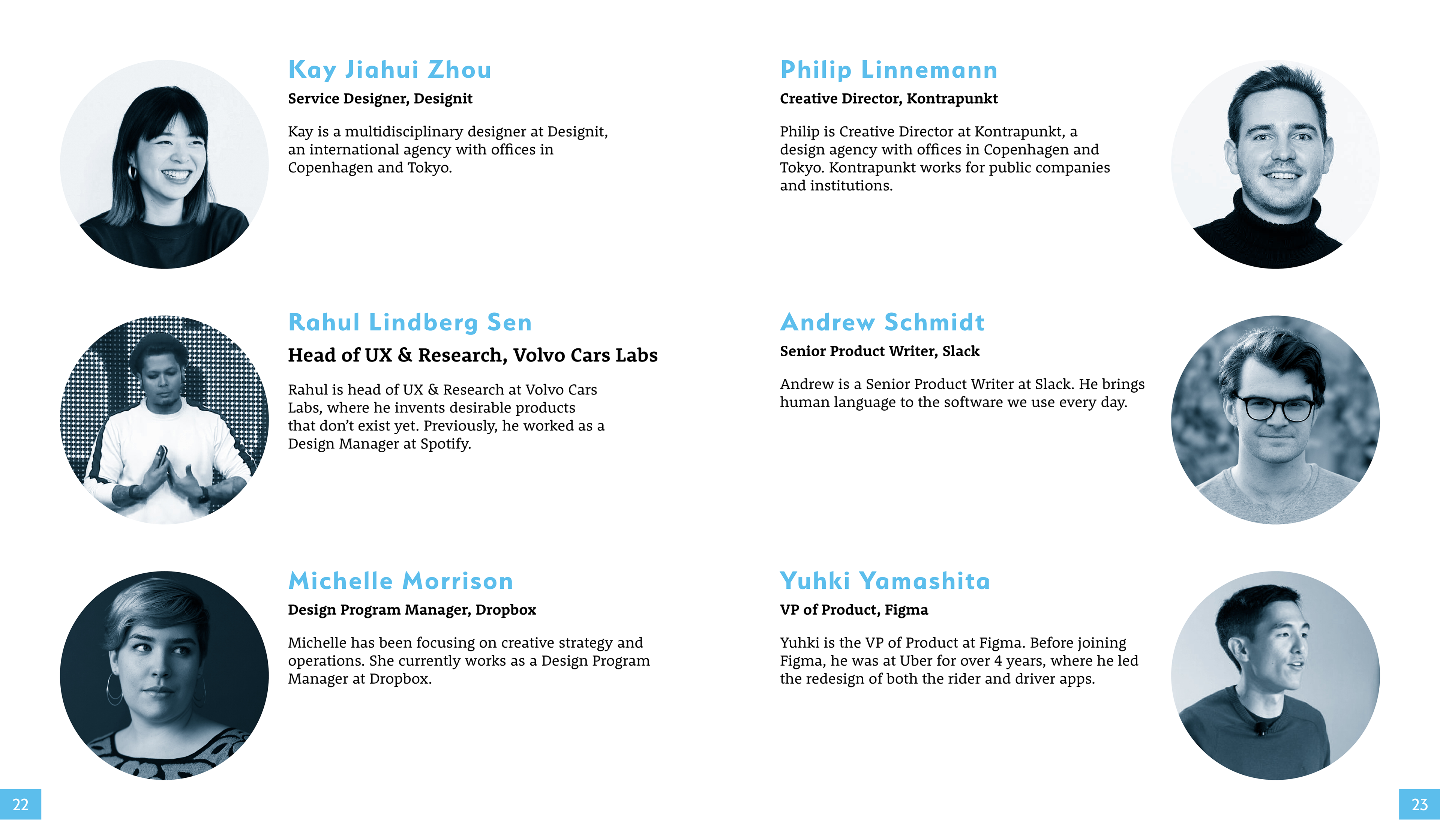 program pages 22 and 23