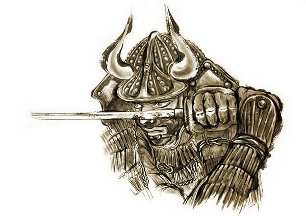 真由子濱添 鎧武者 Armored Warriors