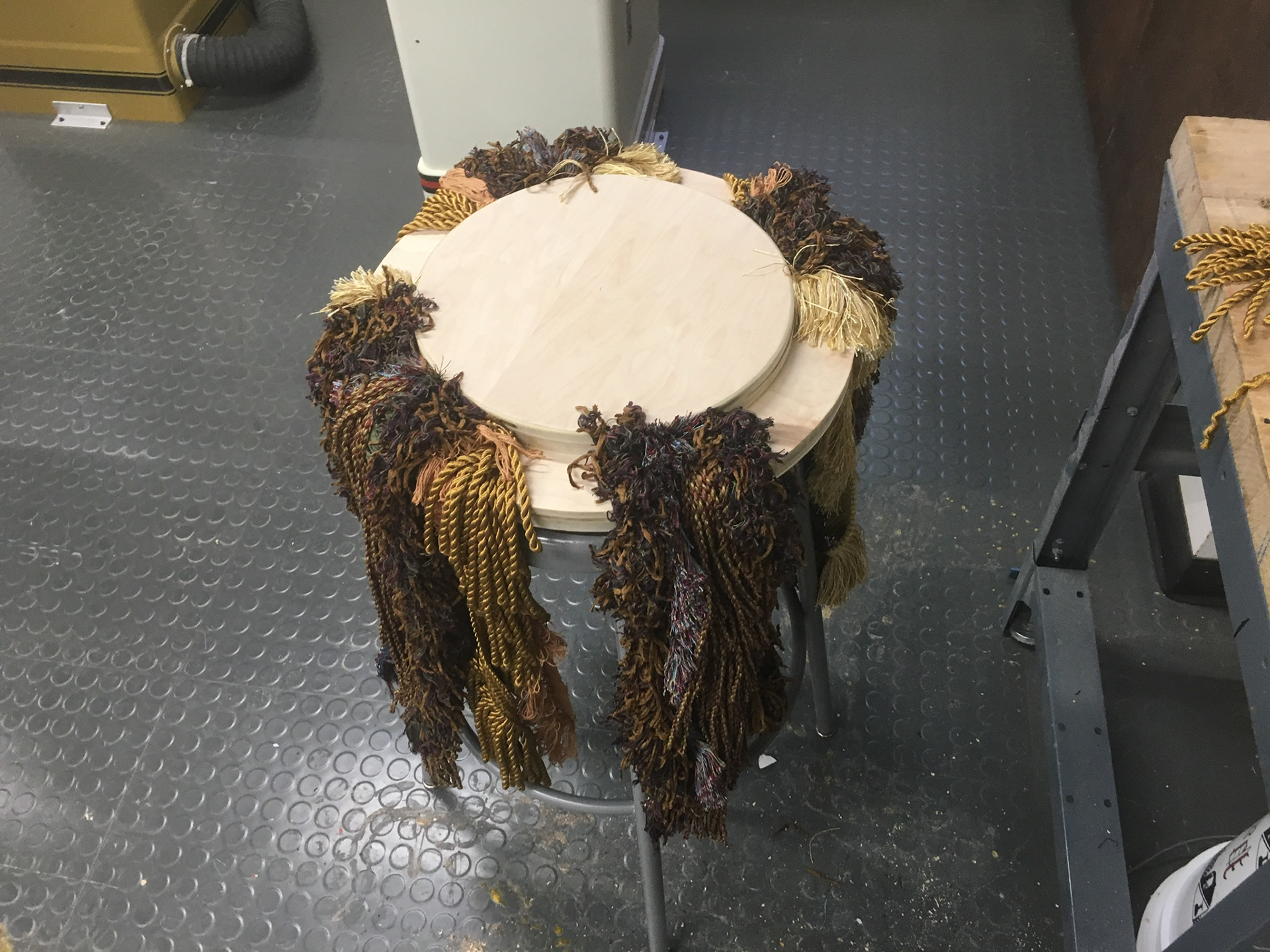 Adding textiles to upper seat