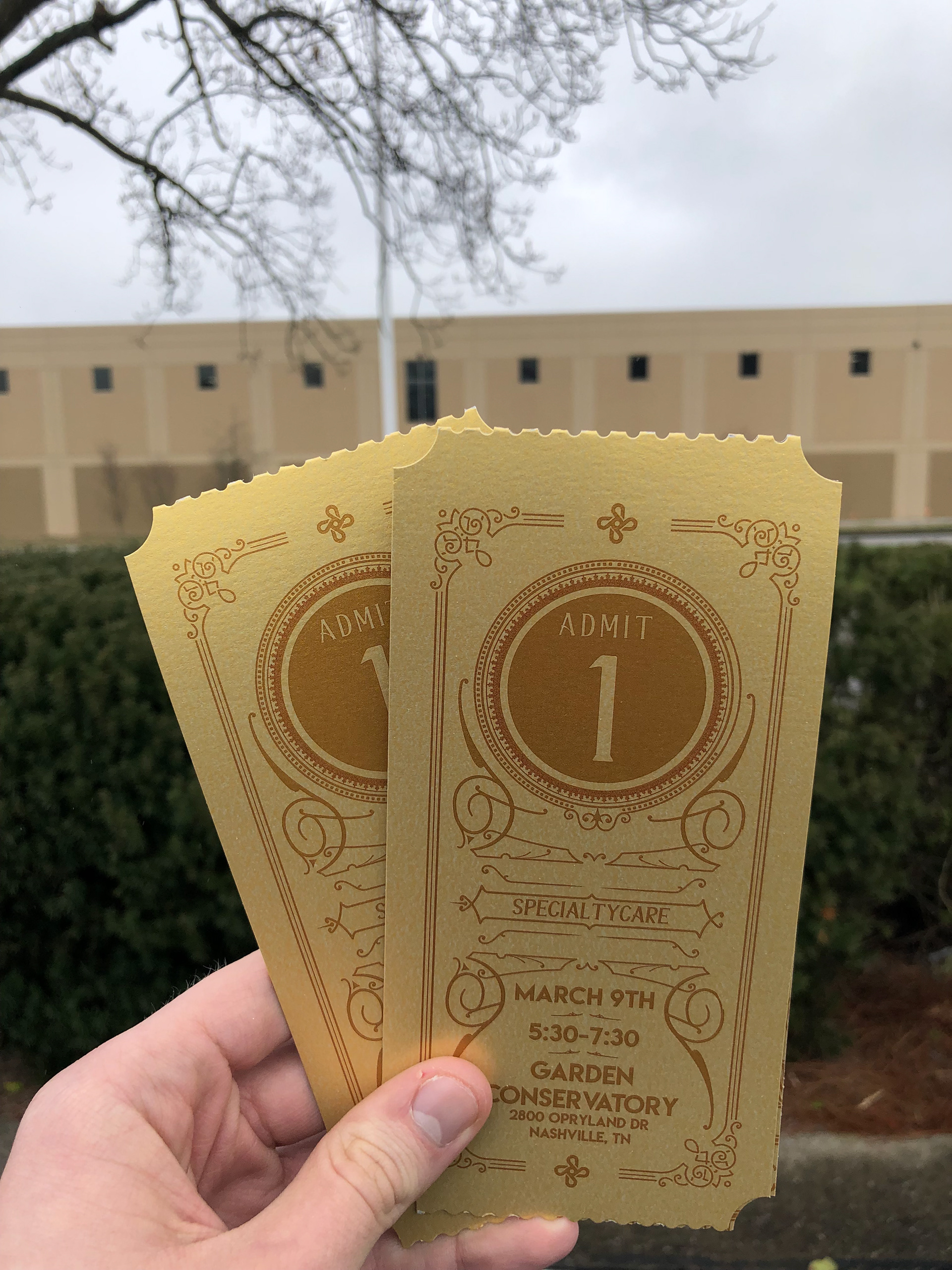 PREPRESS - Garden Conservatory Ticket