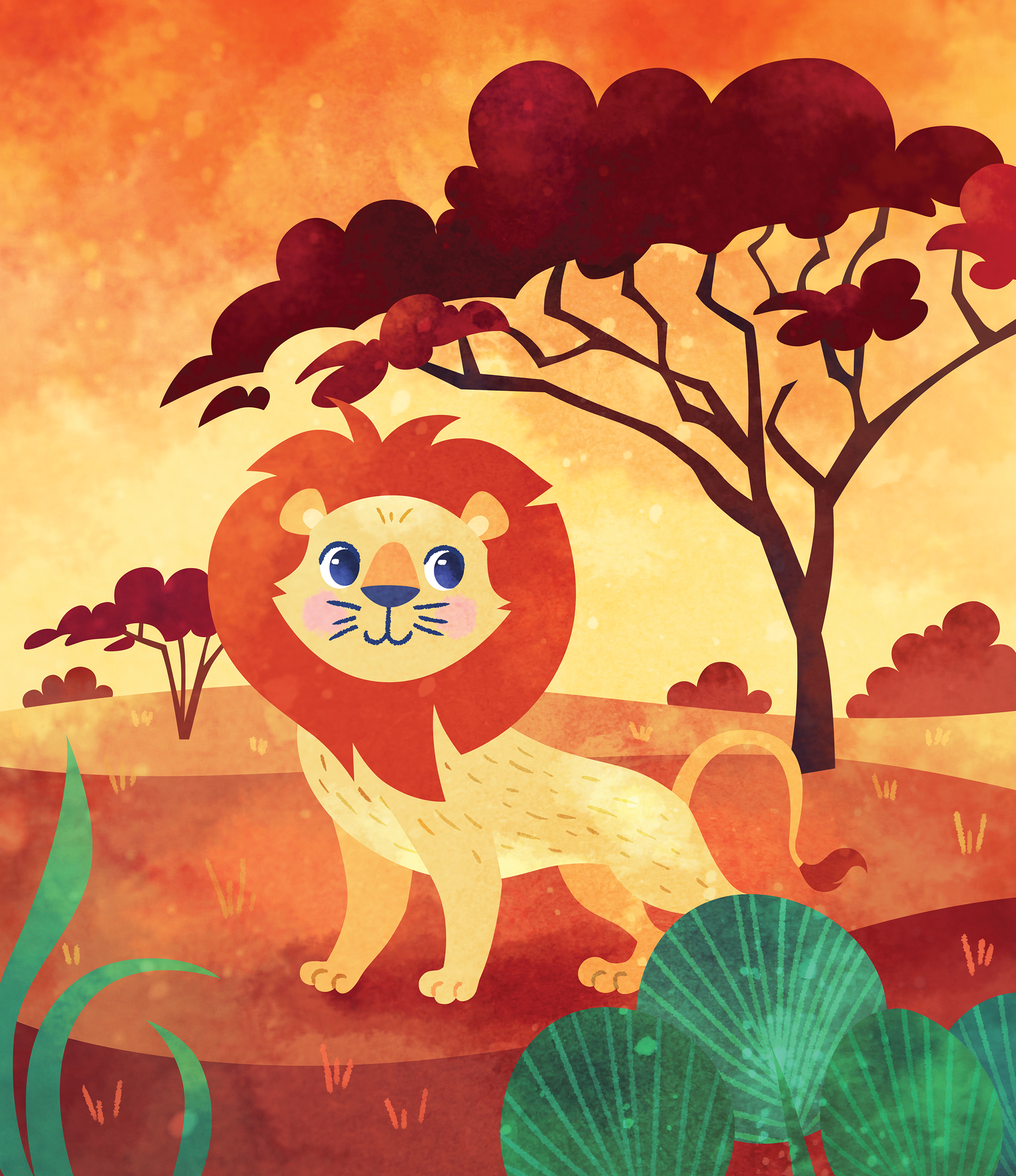 Lion in the Savannah, 2017