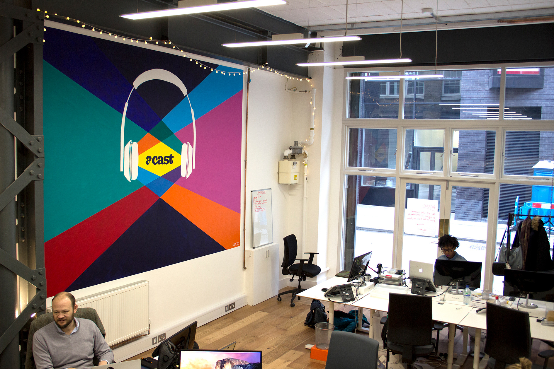 Nomeski Design - Naomi Edmondson - Acast mural