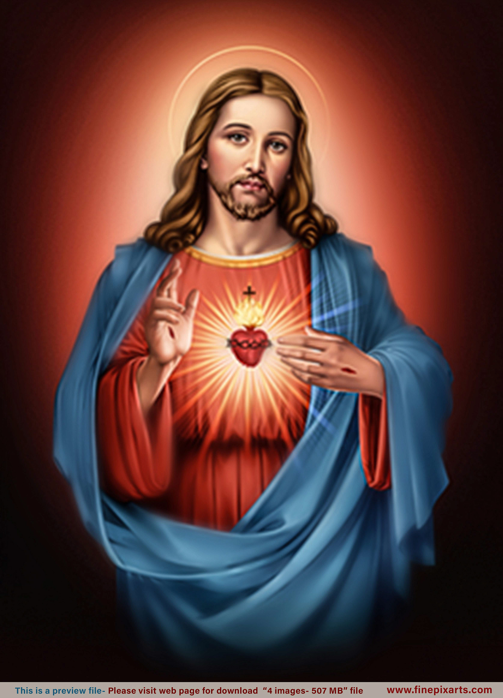 Reji Joseph - SACRED HEART OF JESUS CHRIST RED -125 MB