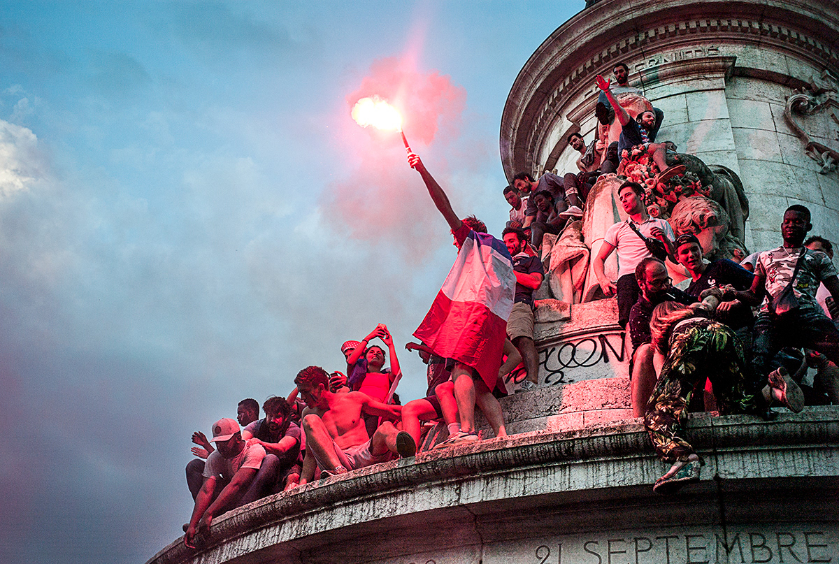 Coupe du monde football, Paris.