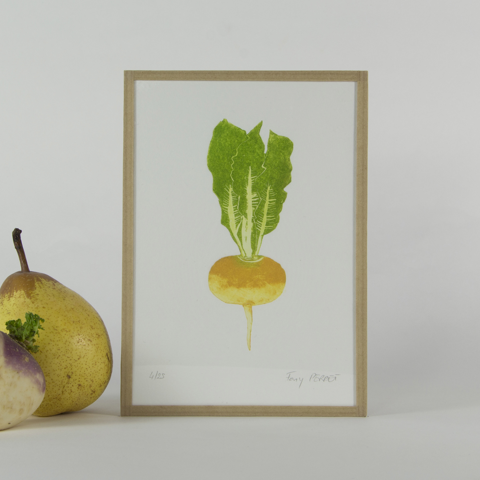 Sérigraphie navet - 90€