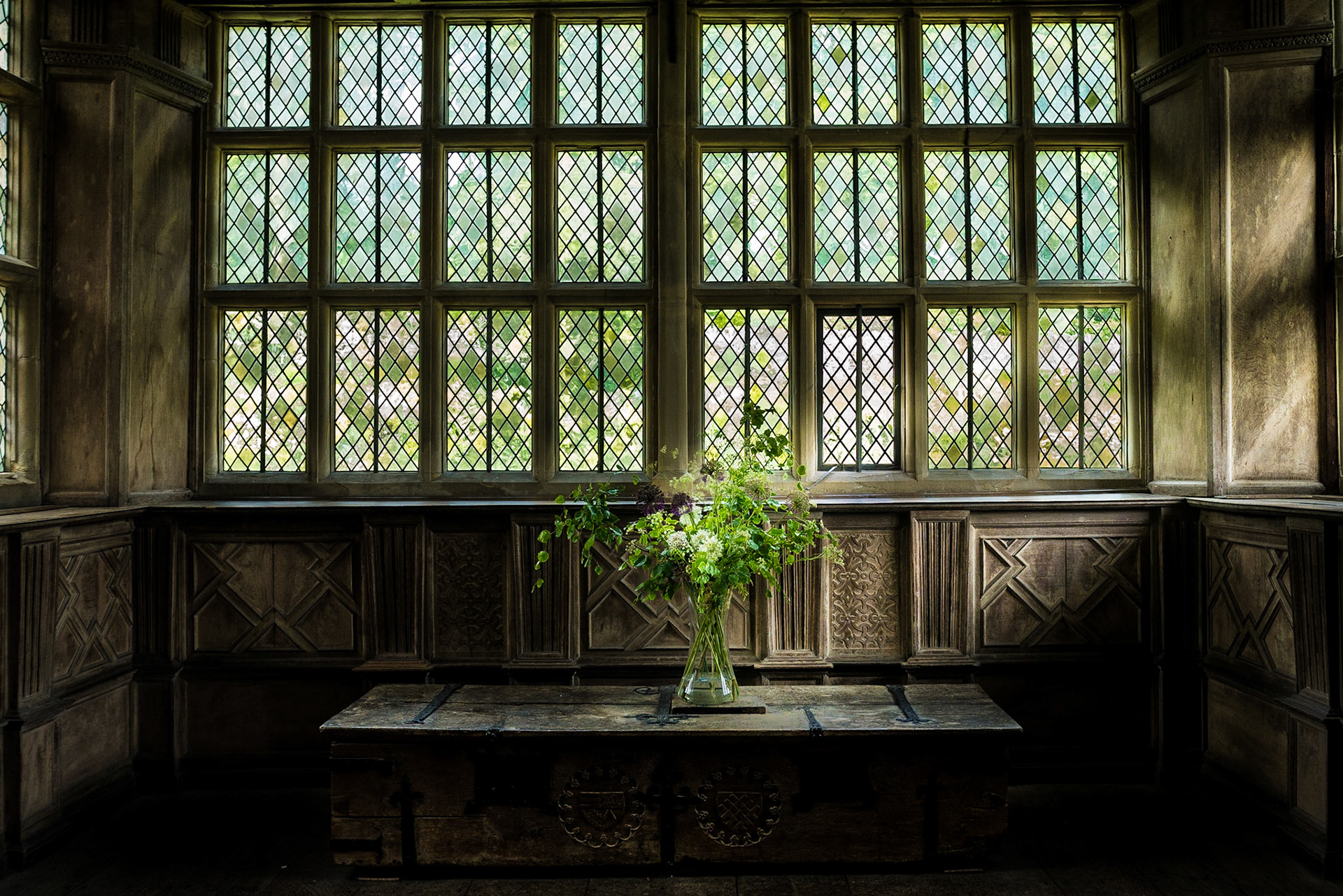 The long gallery at Haddon Hall