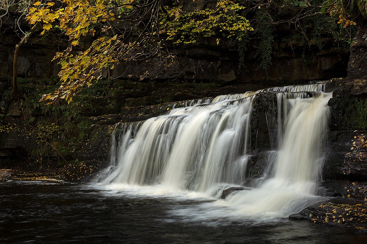 Cotter Force in autumn, Wensleydale