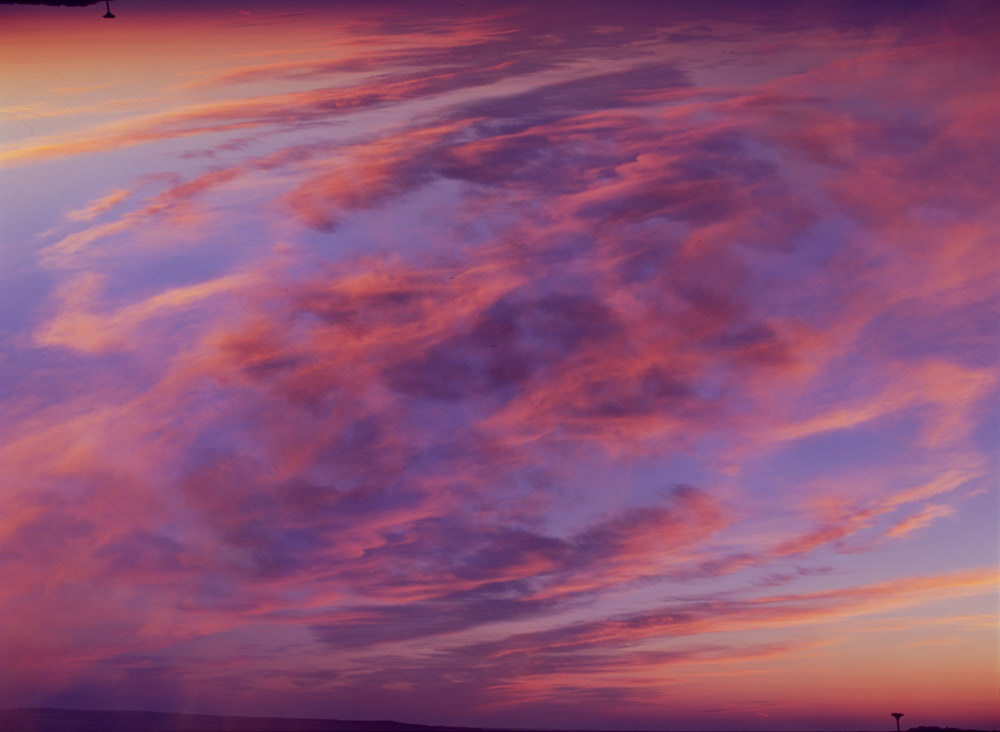 Clouds Over The Roost | Pentax 645N, Fuji Velvia, 1/125, F5.6, Double Exposure