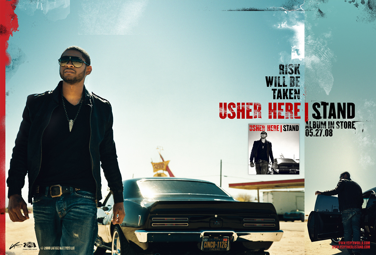 Here i Stand. Usher album Cover. Standing here i.