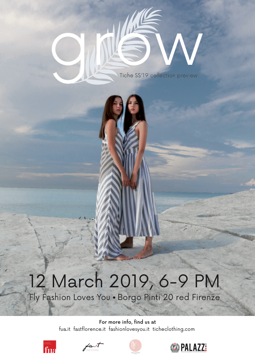 Flier for Tiche SS'19 collection