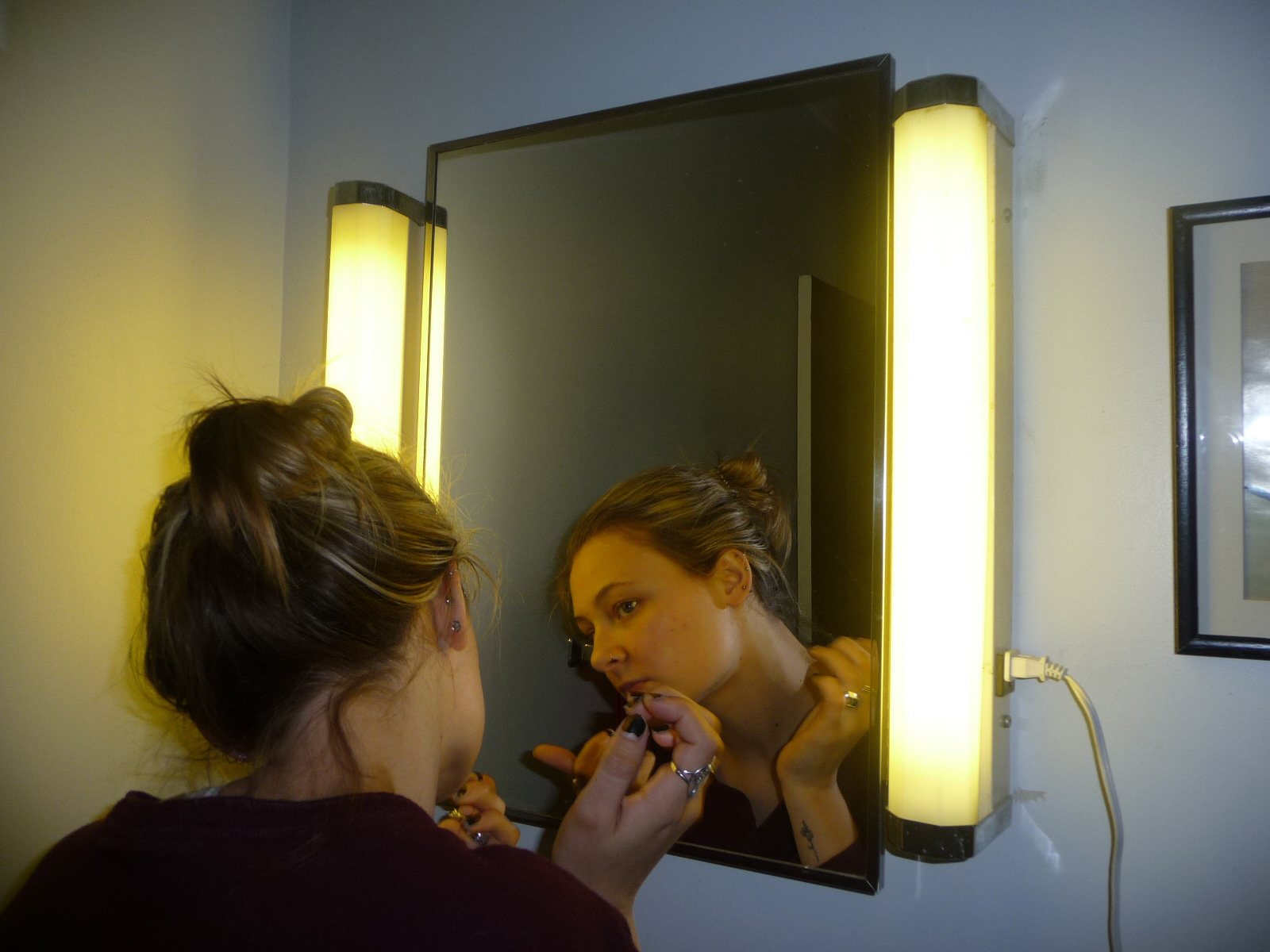 Emily Looking In the Mirror