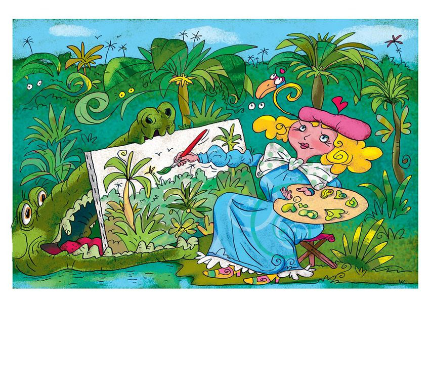ilustración para libros de texto