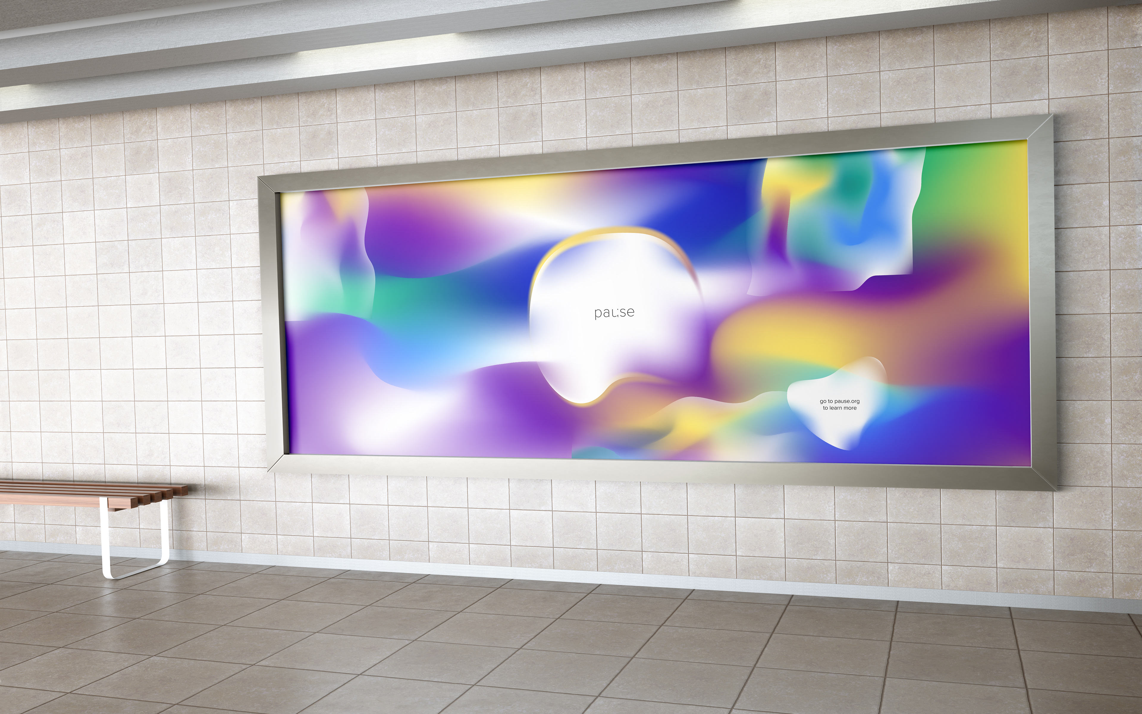 Metro Station Billboard
