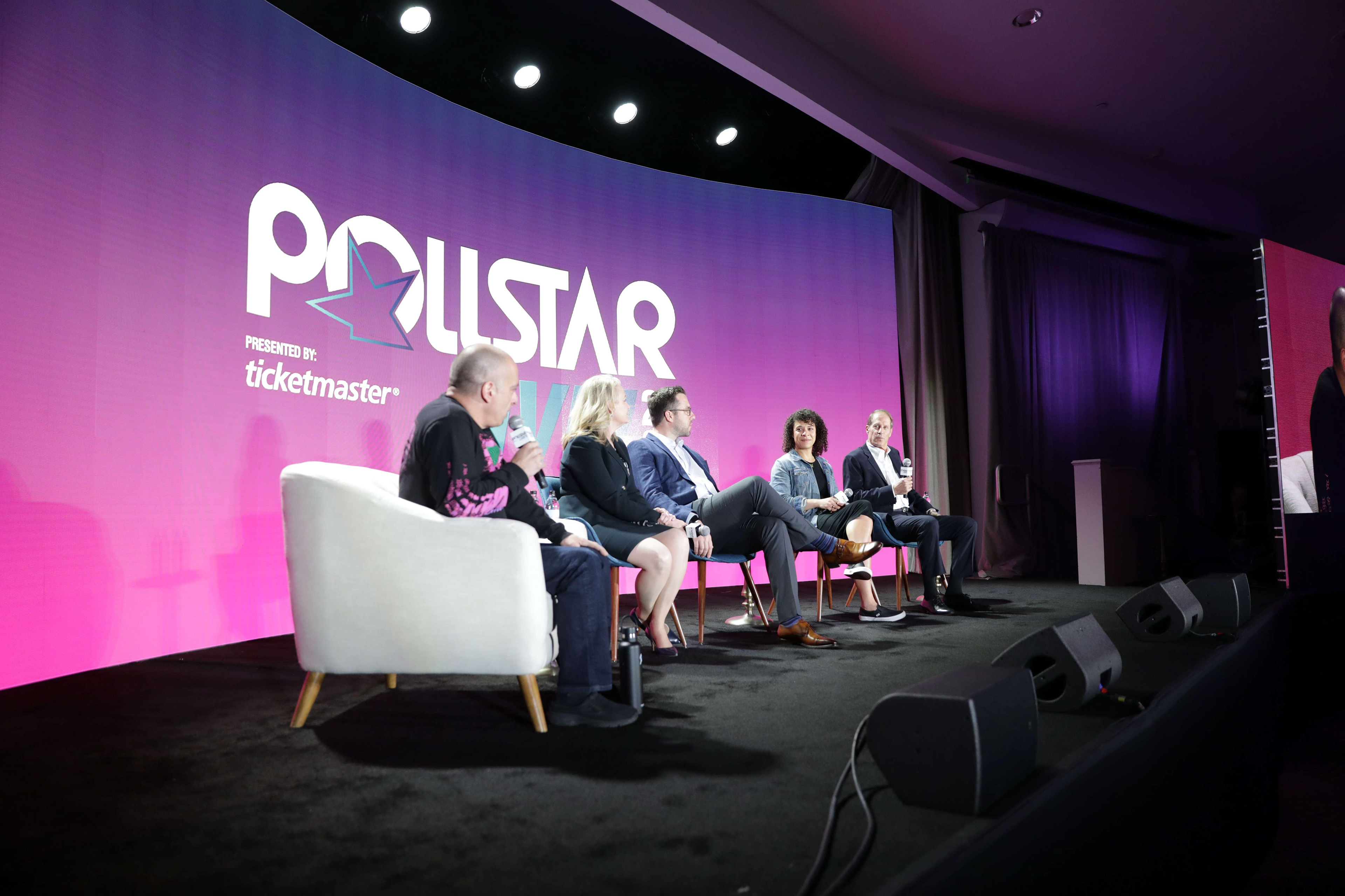 Pollstar Live! on-screen graphics.