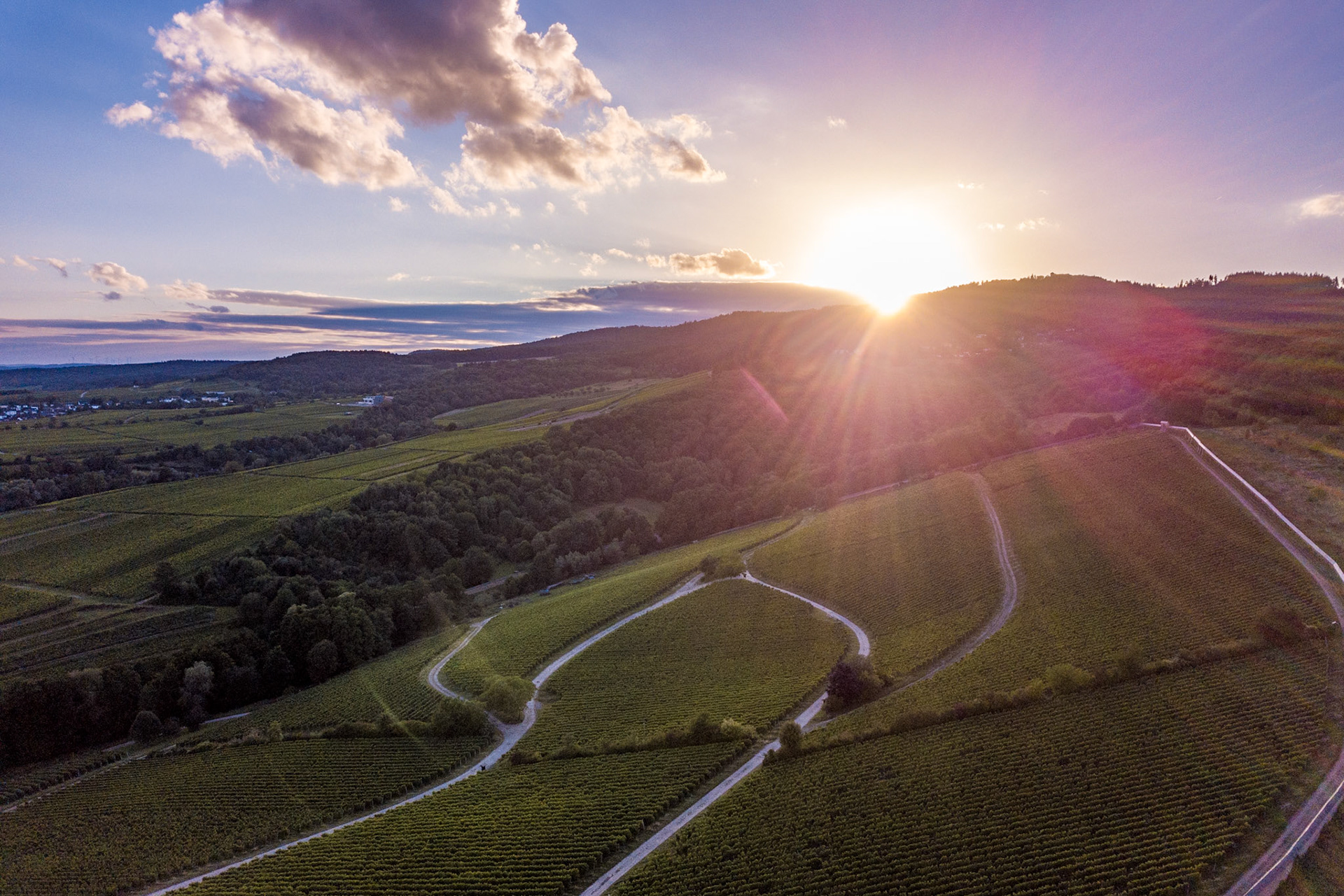 Sonnenuntergang am Steinberg