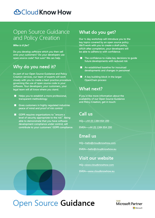 Datasheet print design