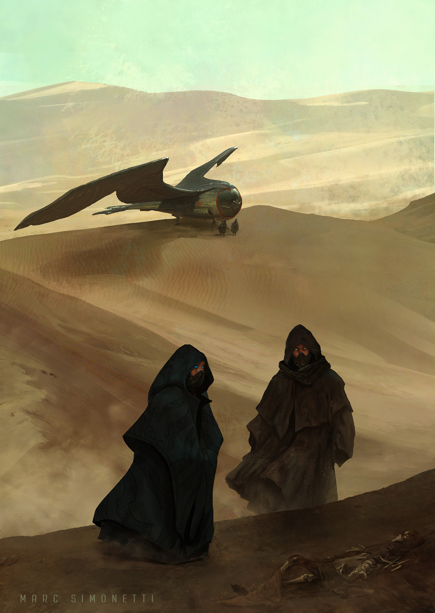 New Dune Ornithopter Concept Art Dune