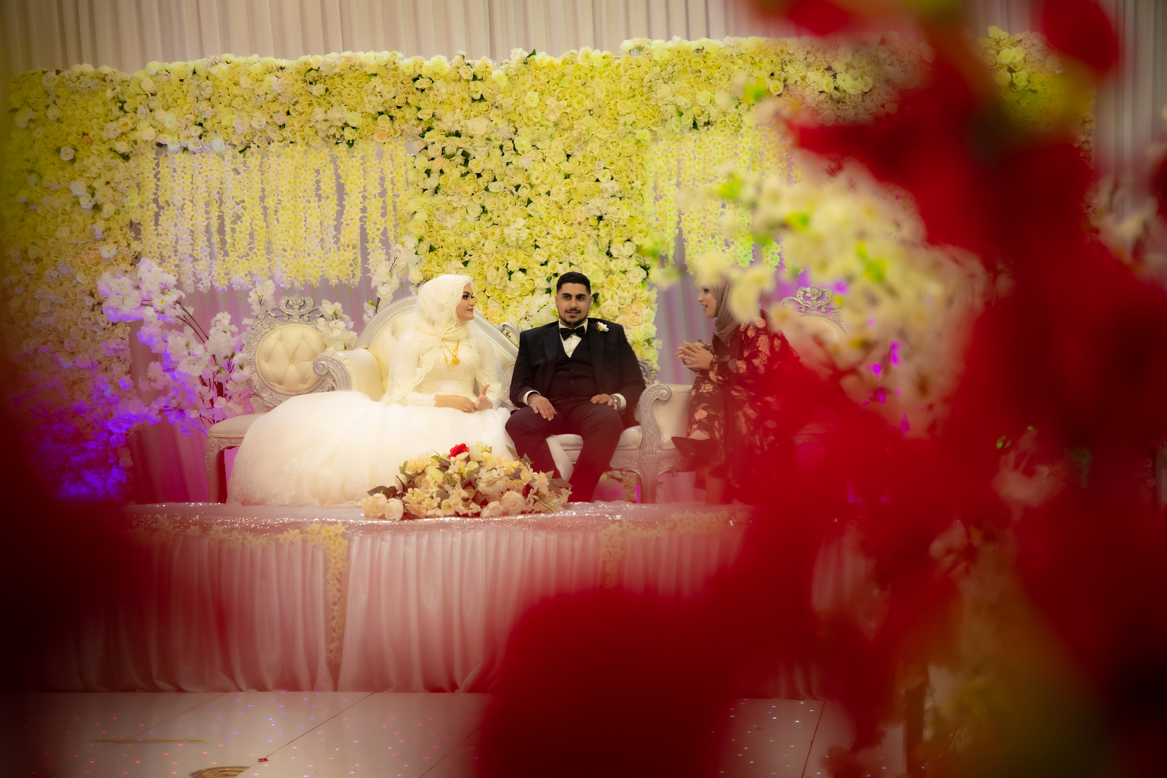 Bride & Groom Wedding Portrait Shoot #visionaryphotography #muslimwedding #brideportrait #weddingdecor #bridaldress
