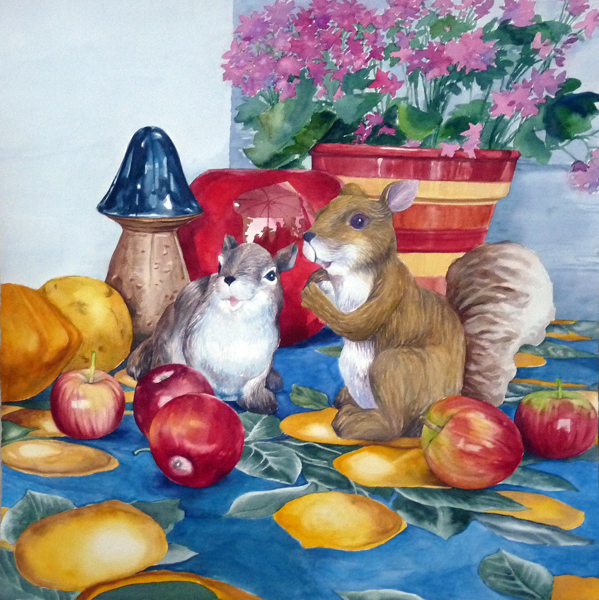 Squirrels | 2009, watercolor