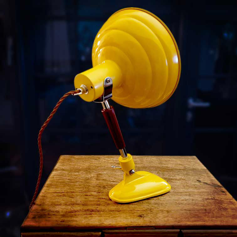 Stripped and repainted in sunshine yellow